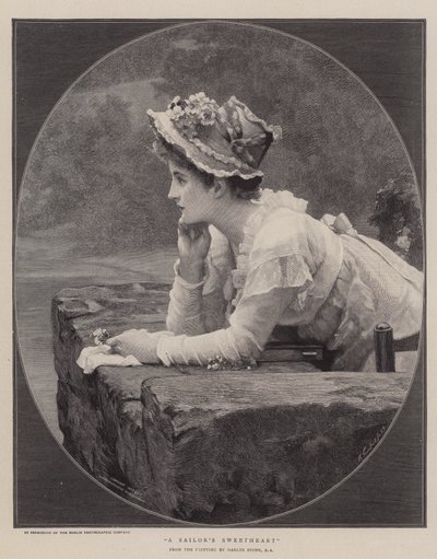 La novia de un marinero de Marcus Stone
